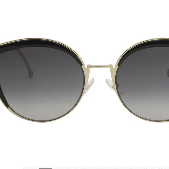 Fendi Women\'s FF0290/S 807/9O Black/Gold Cat Eye Sunglasses 58mm main image 7